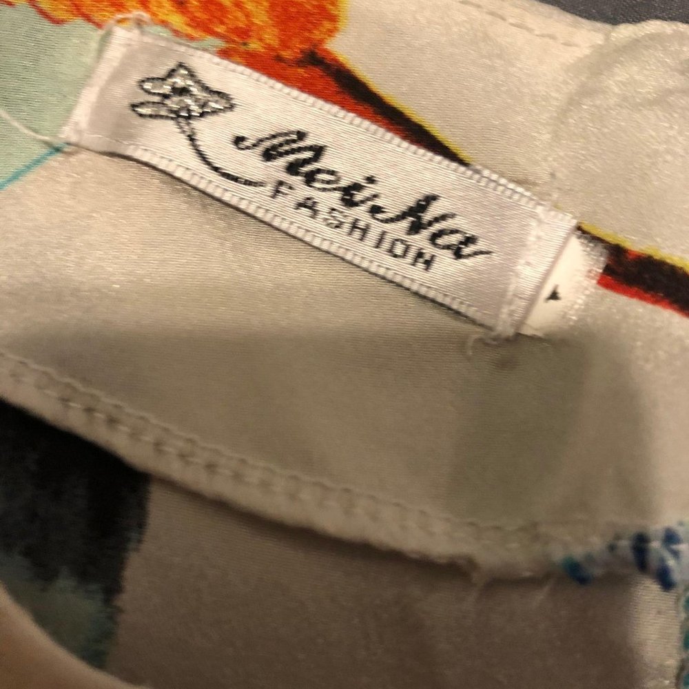Mei NA Silk bird dress - Picture 2 of 3